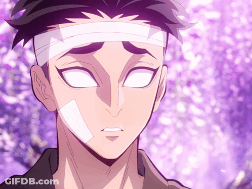 A Cartoon Character With A Bandage On His Head GIF