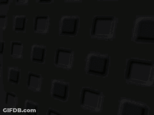 A Cartoon Character With A Black Belt And A Green And Red Block In The Background GIF