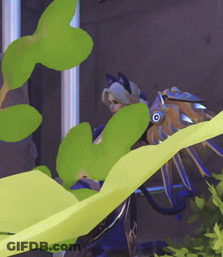 A Cartoon Character With A Cat 'S Ears And A Blue Eye GIF