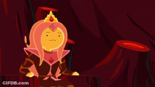 A Cartoon Character With A Crown On Her Head Looks Angry GIF