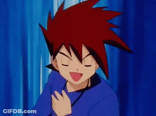 Cartoon Character With Crown And Sword Saying Win GIF