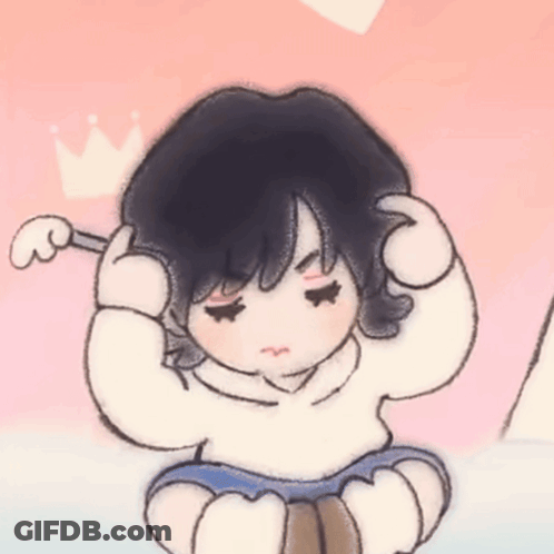 A Cartoon Character With A Crown On His Head GIF