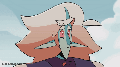 Surprised Cartoon Character With Diamond Chest GIF