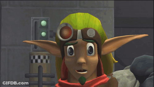 A Cartoon Character With A Goggles On Looks Surprised GIF