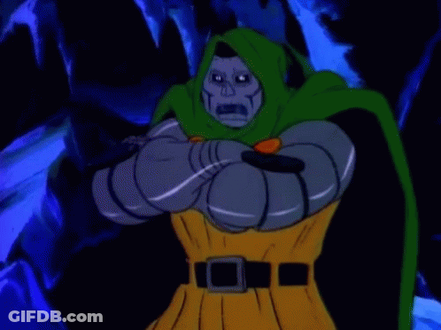 A Cartoon Character With A Green Cape And A Yellow Belt GIF
