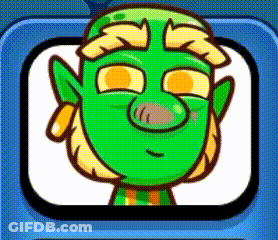 A Cartoon Character With A Green Mask On His Face And Yellow Hair GIF