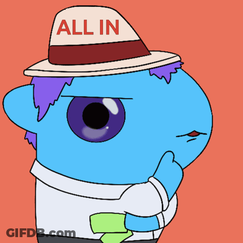 Cartoon Character Hat All In GIF