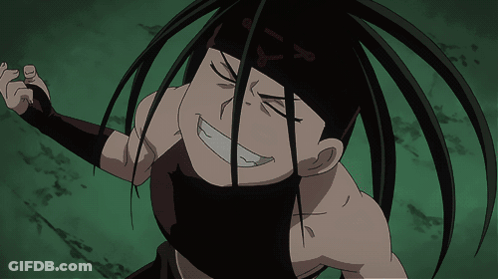 A Cartoon Character With A Headband That Says " X " On It GIF