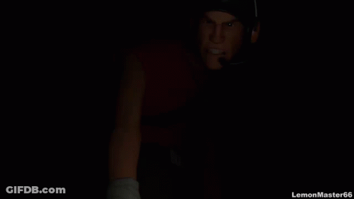 A Cartoon Character With A Headset On Is Screaming And Says " I 'M Gonna Get You " GIF