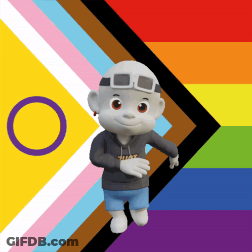 A Cartoon Character With A Hoodie That Says Trust On It GIF