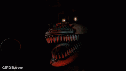A Cartoon Character With A Large Mouth And Teeth GIF