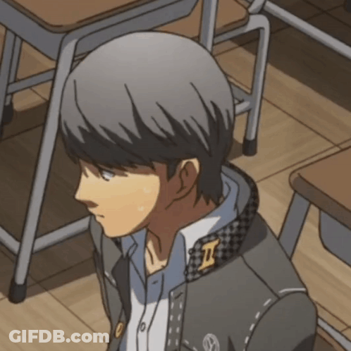 A Cartoon Character With A Letter I On His Jacket GIF