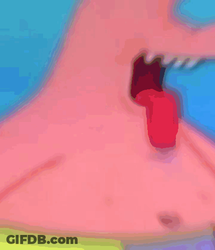 Cartoon Character With Long Tongue Out GIF