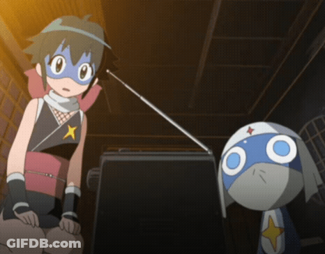 A Cartoon Character With A Mask And A Star On Her Face GIF
