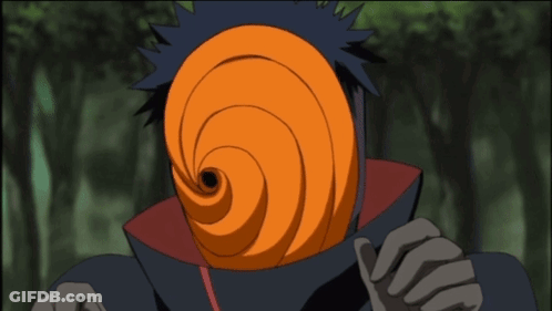 A Cartoon Character With A Mask On His Face GIF