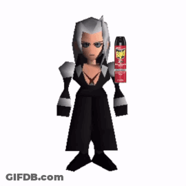 A Cartoon Character With A Molotov Cocktail In His Hand And A Map Of Japan Behind Him GIF