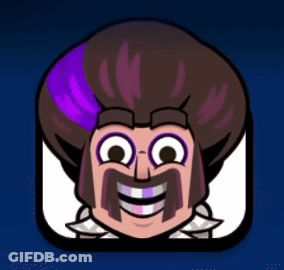 Cartoon Character With Mustache Holding Checkered Six GIF