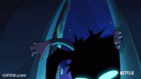 A Cartoon Character With A Netflix Logo On The Bottom Right GIF