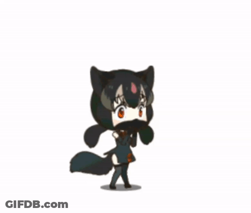 A Cartoon Character With A Ninja Mask Is Standing In Front Of A Bunch Of Ninja Stars GIF