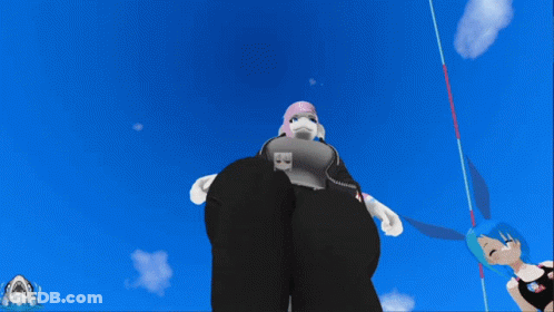 A Cartoon Character With A Paw That Says ' Ec ' On It GIF