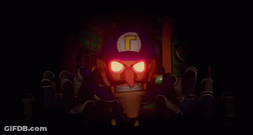 A Cartoon Character With A Purple Hat And A Yellow Letter L On It GIF