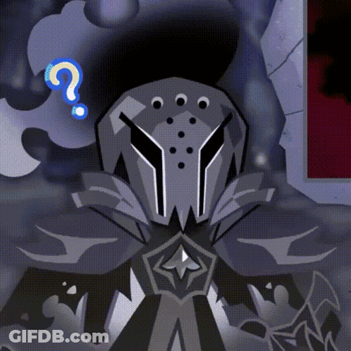 A Cartoon Character With A Question Mark On His Head GIF