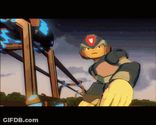 A Cartoon Character With A Red Badge On His Chest GIF