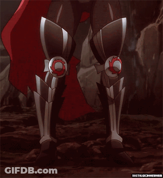 A Cartoon Character With A Red Eye And The Words Nostalgiabookworm On The Bottom Right GIF
