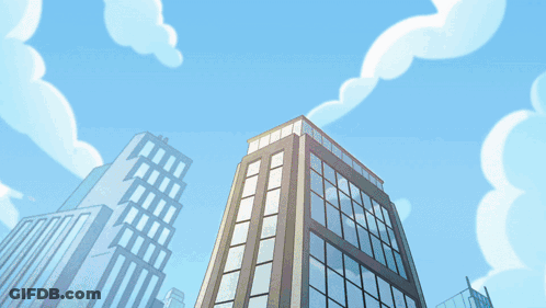 Upside Down Cartoon Character With Red Hat In Air GIF