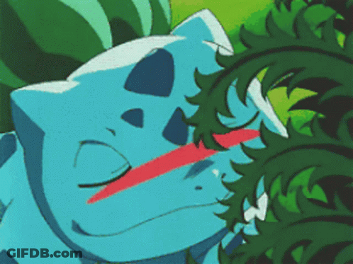 A Cartoon Character With A Red Stripe On Its Mouth GIF