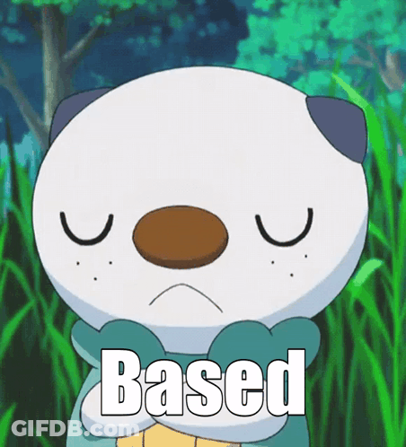 A Cartoon Character With A Sad Look On His Face And The Word Based Below It GIF