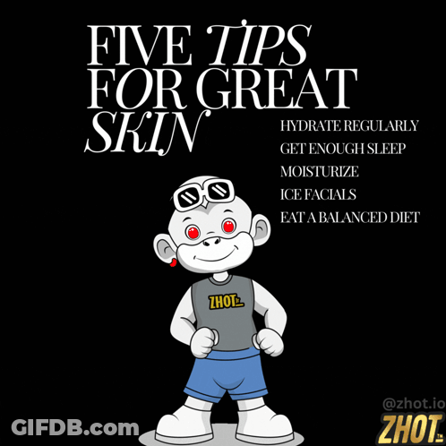 A Cartoon Character With A Shirt That Says Zhot GIF