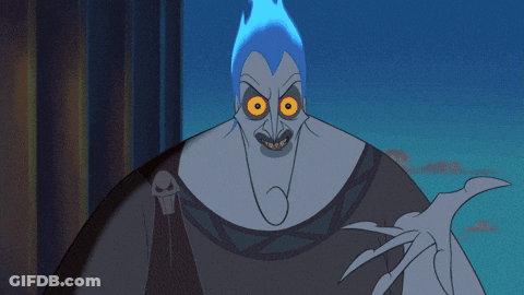 A Cartoon Character With A Skull On His Arm And A Blue Hair GIF