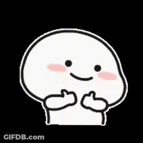 A Cartoon Character With A Smile On His Face And A Thumbs Up . GIF