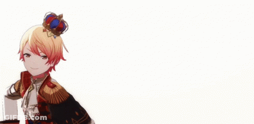 A Cartoon Character With A Speech Bubble That Says " 完 " GIF