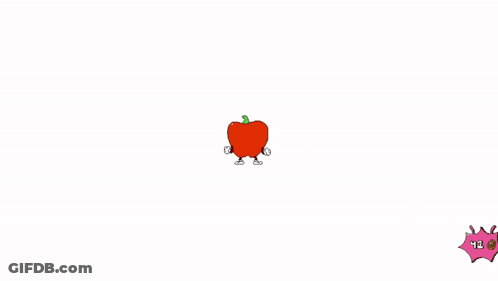 A Cartoon Character With A Speech Bubble That Says Wow On It GIF