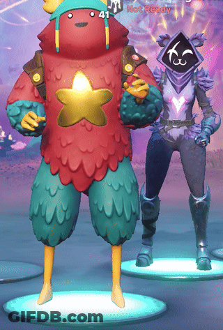 A Cartoon Character With A Star On His Chest And The Number 41 GIF