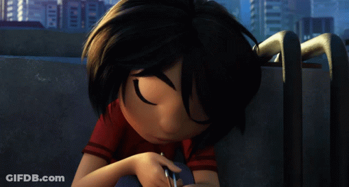 A Cartoon Character With A Surprised Look On His Face GIF