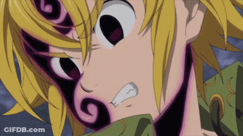 A Cartoon Character With A Swirl On His Face GIF
