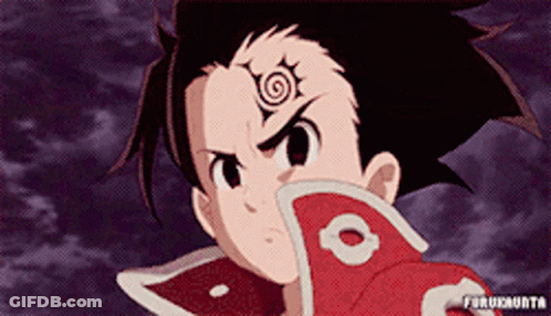 A Cartoon Character With A Swirl On His Forehead Is Wearing A Red Jacket GIF