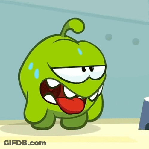 A Cartoon Character With A Tongue Sticking Out GIF