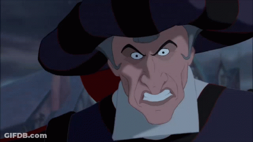 A Cartoon Character With A Very Angry Expression On His Face GIF