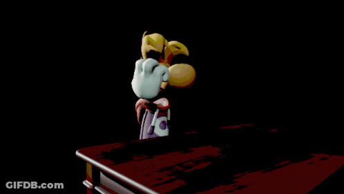 A Cartoon Character With A Very Large Nose And A Very Angry Look On His Face GIF