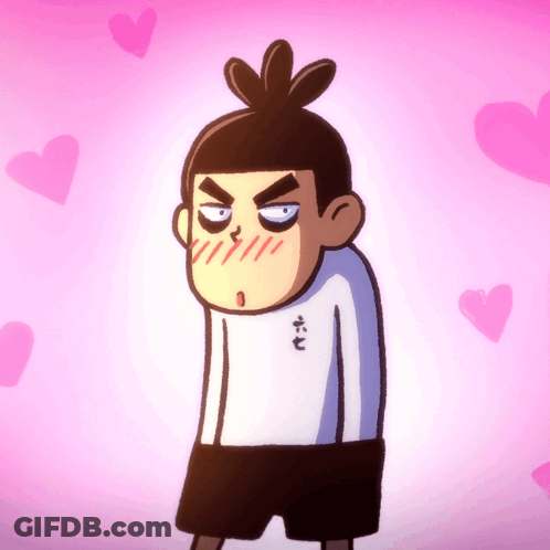 A Cartoon Character With A White Shirt That Says Six On It GIF
