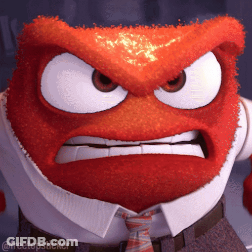 A Cartoon Character With An Angry Look On His Face And The Words Freetopsticker Below Him GIF