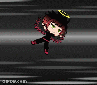 Cartoon Character With Angel Wings And Halo GIF