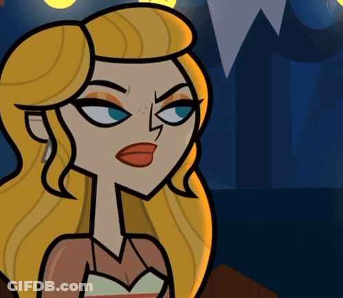 A Cartoon Character With Blonde Hair And Blue Eyes GIF