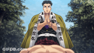 A Cartoon Character With Chinese Writing On His Sleeve GIF