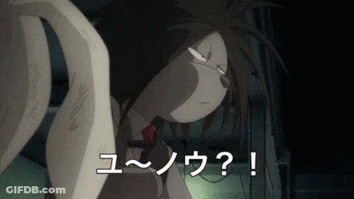 A Cartoon Character With Chinese Writing On The Bottom Right Corner GIF