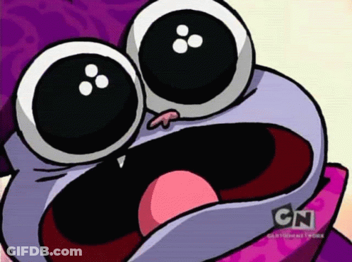 A Cartoon Character With Cn Written On The Bottom Right GIF